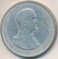 1930. 5P Ag "Horthy jobbra" T:2-,3 Adamo P8