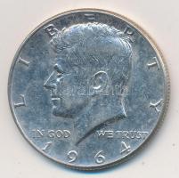 Amerikai Egyesült Államok 1964. 1/2$ Ag "Kennedy" T:2 USA 1964. 1/2 Dollar Ag "Kennedy" C:XF Krause KM#202