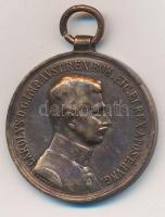 1917. Bronz Vitézségi Érem "IV. Károly / Fortitudini" mellszalag nélkül. Szign: Kautsch T:2- Hungary 1917. Medal for Bravery without ribbon Br. Sign: Kautsch C:VF