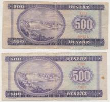 1969. 500Ft (2x) T:III