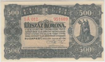 1923. 500K nyomdahely nélkül T:II