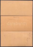 cca 1880 Pozsony Kálvária hegy környéke, sztereó fotó, 3db