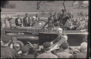 1961 Gagarin Magyarországon, 9x14cm