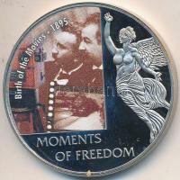 2006. 10$ "Szabadság pillanatai-A Mozi születése 1895." multicolor T:PP Liberia 2006. 10 Dollars "Moments of Freedom-Birth of the Movies 1895." multicolor C:PP