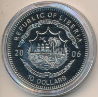 Libéria 2006. 10$ "Szabadság pillanatai - Magellán a föld körül 1522." multicolor T:PP Liberia 2006. 10 Dollars "Moments of Freedom-Magellan around the world 1522." multicolor C:PP