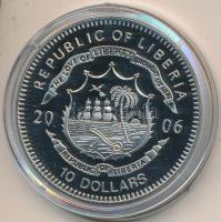 Libéria 2006. 10$ "Szabadság pillanatai-Találmányok százada XX.sz." multicolor T:PP Liberia 2006. 10 Dollars "Moments of Freedom-Century of Inventions XXth cent." multicolor C:PP