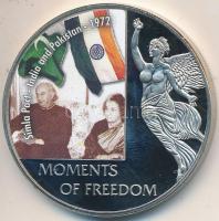 Libéria 2006. 10$ "Szabadság pillanatai - Simla paktum - India és Pakisztán 1972." multicolor T:PP Liberia 2006. 10 Dollars "Moments of Freedom-Simla Pact - India and Pakistan 1972." multicolor C:PP