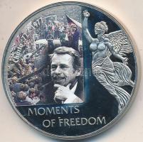 Libéria 2006. 10$ "Szabadság pillanatai - Charta 77 1977." multicolor T:PP Liberia 2006. 10 Dollars "Moments of Freedom - Charta'77 1977." multicolor C:PP