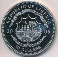 Libéria 2006. 10$ "Protestáns reformáció 1517." multicolor T:PP Liberia 2006. 10 Dollars "Moments of Freedom-Protestant Reformation 1517." multicolor C:PP