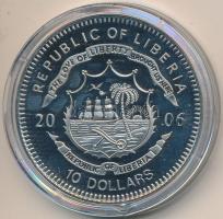 Libéria 2006. 10$ "Szabadság pillanatai - A Varsói Szerződés felbontása 1991" multicolor T:PP  Liberia 2006. 10 Dollars "Moments of Freedom-Break-up of the Warsaw Pact 1991" multicolor C:PP