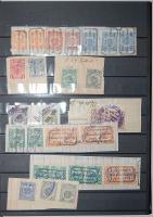 PERU 700 db okmánybélyeg kivágásokon + 20 db okmánybélyeges okmány az ötvenes évekből