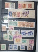 PERU 700 db okmánybélyeg kivágásokon + 20 db okmánybélyeges okmány az ötvenes évekből