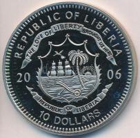 Libéria 2006. 10$ "Szabadság pillanatai-Októberi szocialista forradalom 1917." multicolor T:PP Liberia 2006. 10 Dollars "Moments of Freedom-Socialist Revolution in Russia 1917" multicolor C:PP