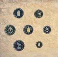 2005. 1Ft-100Ft 7klf db + 10Ft "József Attila" dísztokos szettben T:PP