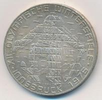 Ausztria 1976. 100Sch Ag "Innsbruck - XII. téli olimpia / Síelő" T:2 
Austria 1976. 100 Sc...