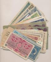 30db vegyes magyar és külföldi bankjegy T:vegyes