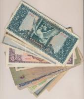 30db vegyes magyar és külföldi bankjegy T:vegyes