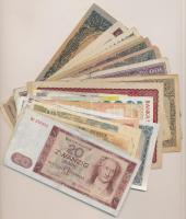 30db vegyes magyar és külföldi bankjegy T:vegyes