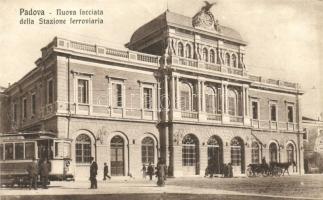 Padova, railway station, tram