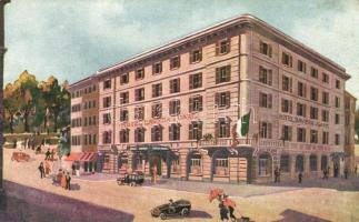 Milan, Milano, Hotel Baviera, artist signed