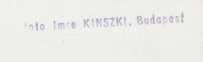 cca 1932 Kinszki Imre (1901-1945): Pulykakas, pecséttel jelzett vintage fotóművészeti alkotás, 10,5x...