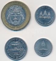 Kambodzsa 1994. 50R acél + 100R acél + 200R acél + 500R Bi T:1-,2
Cambodia 1994. 50 Riels Steel + 10...