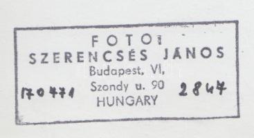 cca 1975 Szerencsés János: Madártenyésztő I-V., pecséttel jelzett vintage fotóművészeti alkotás, 5 d...