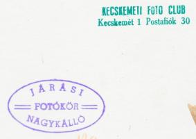 cca 1960 Dezső Pál (Kecskemét): Árulkodó árnyék, a szerző által feliratozott vintage fotóművészeti a...