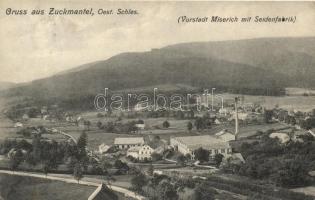 Zlaté Hory, Zuckmantel; Miserich, Seidenfabrik / silk factory (Rb)