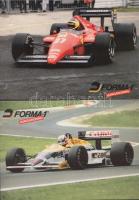 5 db MODERN használatlan motívumlap; Forma 1 Hungaroring versenyautók / 5 modern unused motive cards...