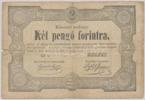 1849. 2Ft "Kincstári utalvány" T:III-