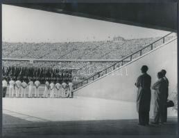 1953. augusztus 20. A Népstadion avatási ünnepsége,  6 db jelzetlen kép Kotnyek Antal (1921-1990) fotóriporter hagyatékából, 18x24 cm