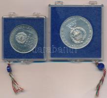 1974. 100Ft Ag "KGST" eredeti MNB plombált plasztiktokban + 1980. 100Ft Ni "Szovjet-m...