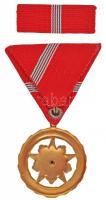 1954. "Szocialista Munkáért Érdemérem" aranyozott, zománcozott Br kitüntetés mellszalagon,...