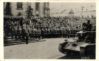 1940 Kolozsvár, bevonulás / entry of the Hungarian troops, Horthy, vissza So. Stpl