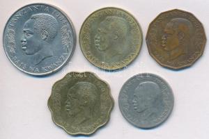 Tanzánia 1966-1984. 5s-1Sh (5xklf) T:2-
Tanzania 1966-1984. 5 Senti - 1 Shilingi (5xdiff) C:VF