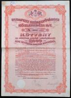 1923-1943. "Budapest Székesfővárosi Közlekedési Rt." 1 + 5 + 10 + 25 "B" kötvény...