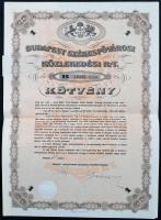 1923-1943. "Budapest Székesfővárosi Közlekedési Rt." 1 + 5 + 10 + 25 "B" kötvény...