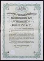1923-1943. "Budapest Székesfővárosi Közlekedési Rt." 1 + 5 + 10 + 25 "B" kötvény...