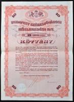 1923-1943. "Budapest Székesfővárosi Közlekedési Rt." 1 + 5 + 10 + 25 "B" kötvény...