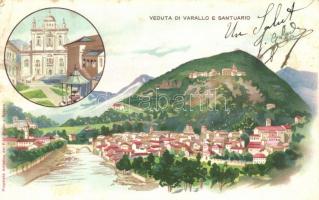 Varallo, Sacro Monte, litho (EK)