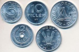 1992. 2f-50f Al (5xklf) forgalmi sor zacskóban T:1