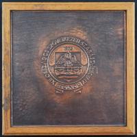 1975. "XII. Országos Szövetkezeti Szabász Verseny Szolnok" Br plakett eredeti tokjában (11...