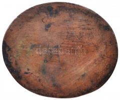 ~1920. "Magyar Foxterrier Tenyésztők Egyesülete" Br plakett (77-91mm) T:2