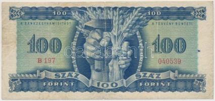 1946. 100Ft vízjeles T:III
Adamo F26