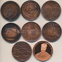 8db klf MÉE Br emlékérem, közte Lapis András (1942-) / Szabó Géza (1939-) 1987. "MÉE Székesfehé...