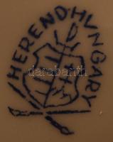 Herendi Viktória mintás asztali lámpa, kézzel festett, hibátlan, jelzett, régi dugóval, Viktória min...