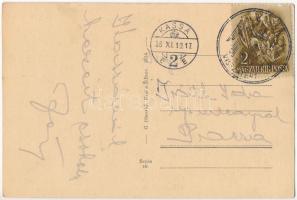 Kassa, Kosice; Vasútállomás / railway station 'vissza' So. Stpl