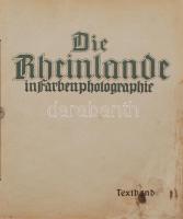Renard, Edmund: Die Rheinlande in Farbenphotographie. 2. köt. Berlin - Köln, 1922, Verlagsanstalt fü...