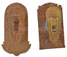 1934. "Tornász Világbajnokság Budapest" aranyozott Br gomblyukjelvény. Szign.: Cserkészbol...